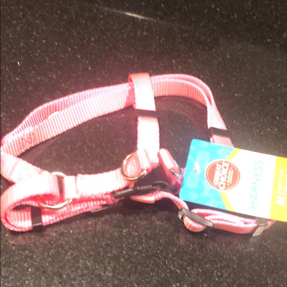 Medium Dog Harness - New - Pink